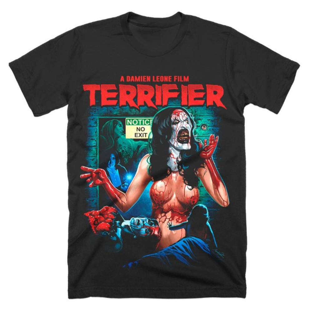 Terrifier No Exit T-shirt, Horror Movie Graphics T-shirt